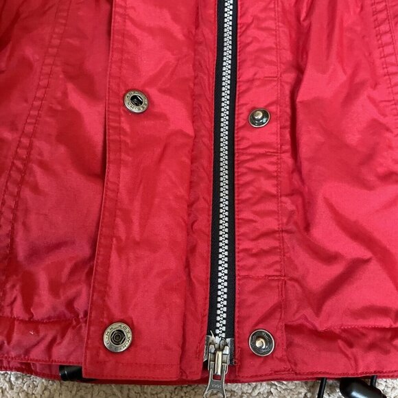 VTG Nordica Insulated Winter Ski Jacket Women's 12 Red Waterproof Thermolite - Picture 2 of 16